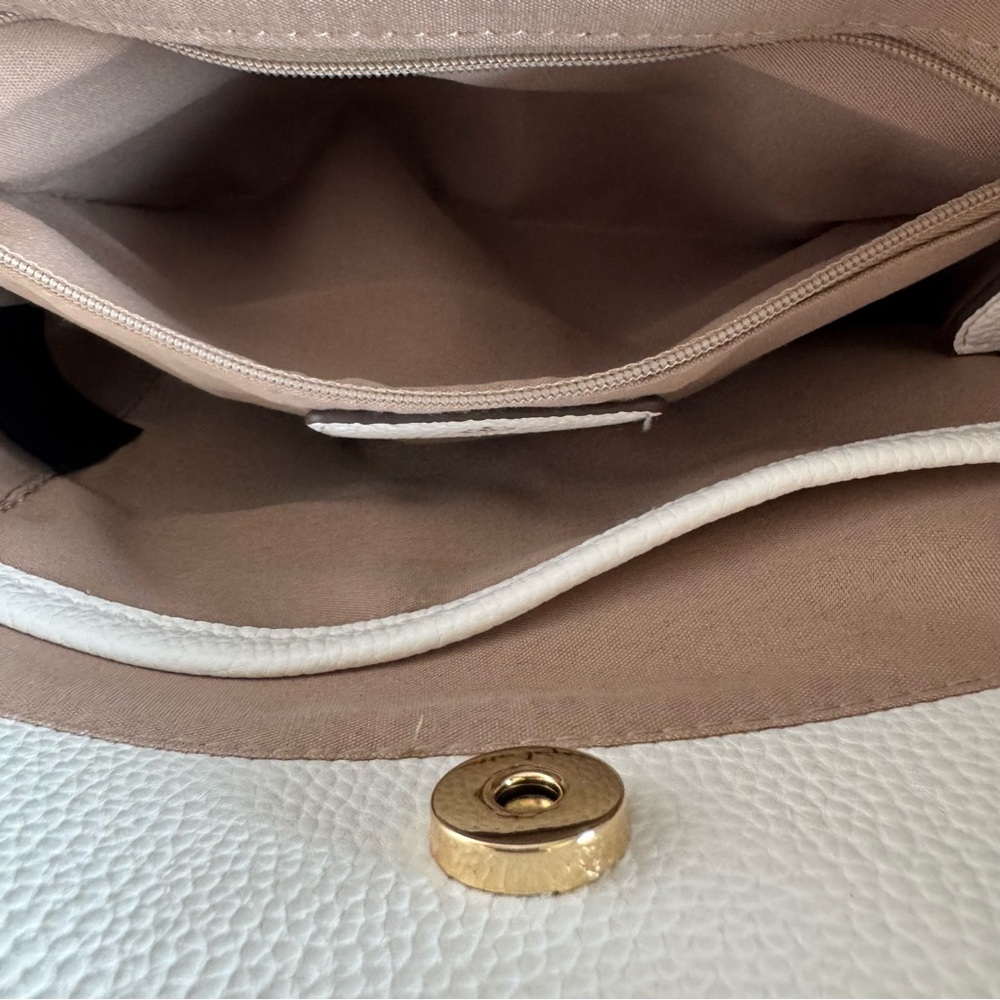 NWOT NANETTE LEPORE White Bucket Shoulder or Crossbody Bag - Picture 8 of 9
